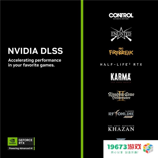 DLSS 4多帧生成功能支持多款新游戏，NVIDIA App更新