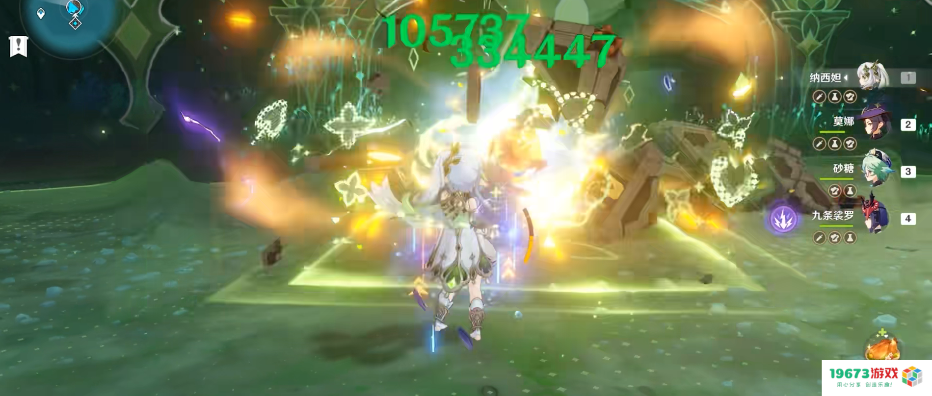 散兵周本难打？原神玩家全角色毕业练度极速通关，重现魔神战争