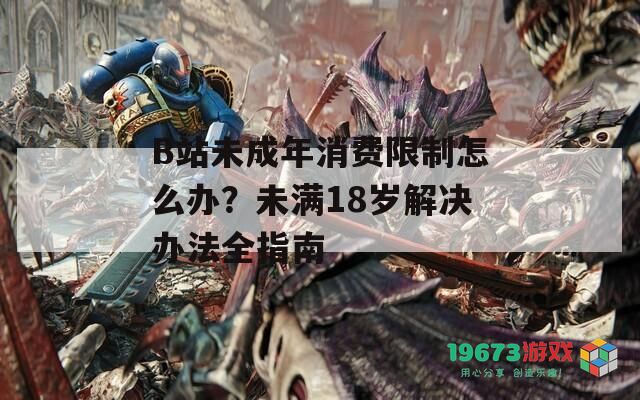B站未成年消费限制怎么办？未满18岁解决办法全指南