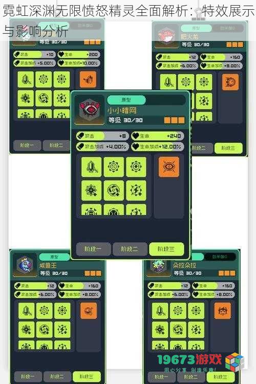 霓虹深渊无限愤怒精灵全面解析：特效展示与影响分析