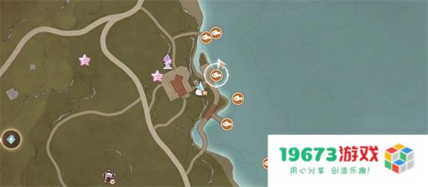 无限暖暖粉色缎带鱼获取位置分享