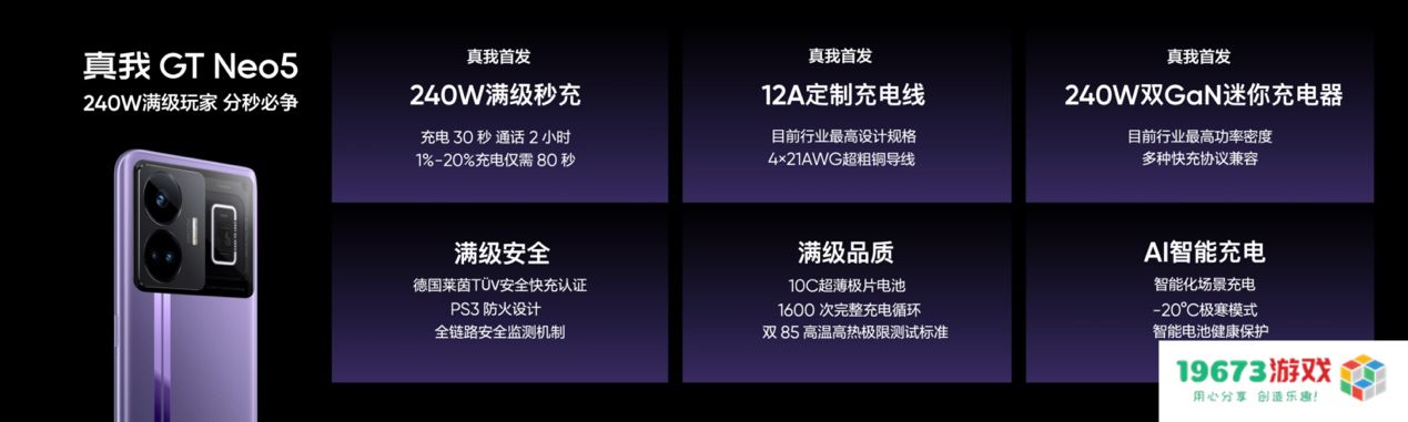 240W满级秒充真我GTNeo5售价2499元起