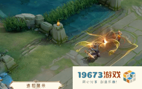 王者荣耀墨子喜提降魔新皮肤，大招特效压迫感十足