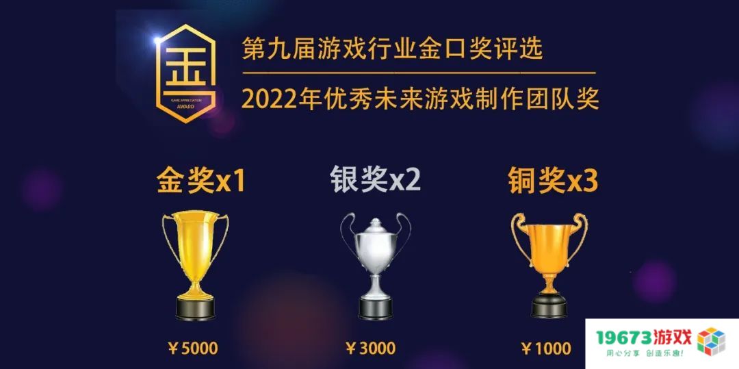 第九届游戏行业金口奖“2022年优秀未来游戏制作团队奖”权益公布