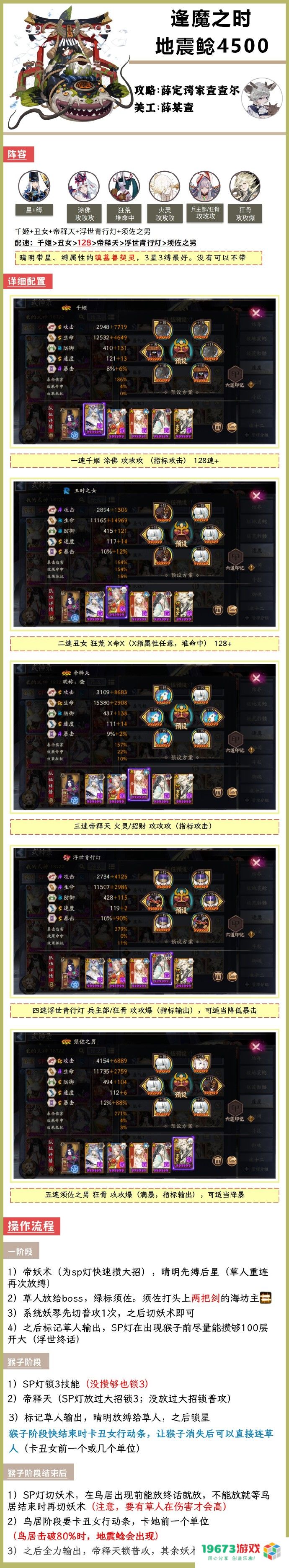 阴阳师逢魔之时地震鲶阵容打法攻略：如何拿下高分？绝对轻松赢