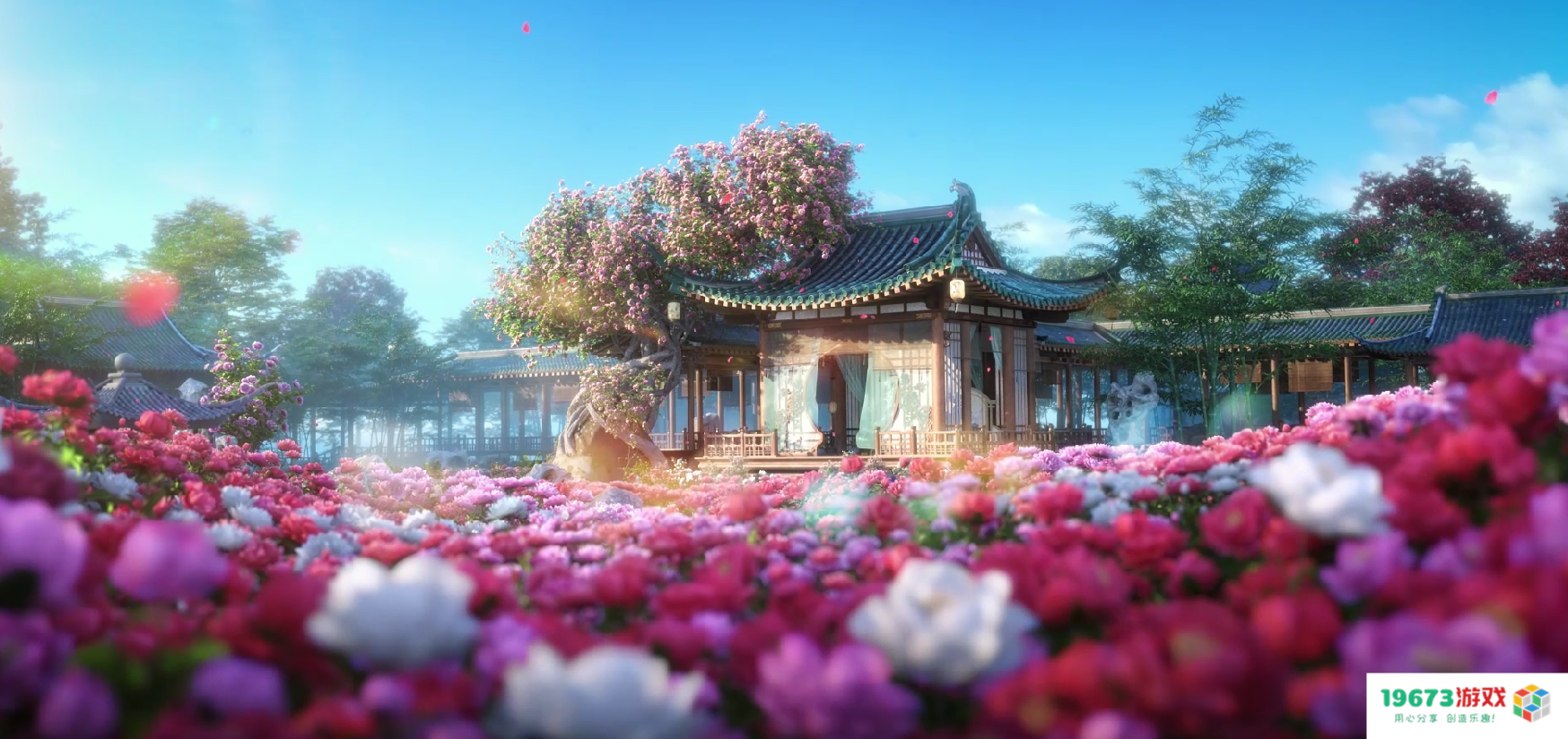 新天龙八部怀旧服曼陀山庄宣传片首度曝光，令人瞩目的特效让人惊叹不已！